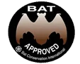 BAT Approved badge from Bat Conservation International