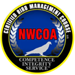 NWCOA Certified Bird Management Course seal, National Wildlife Control Operators Association