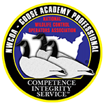 NWCOA Goose Academy Professional seal, National Wildlife Control Operators Association