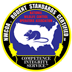 NWCOA Rodent Standards Certified seal, National Wildlife Control Operators Association
