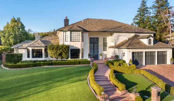 A luxury mansion owned by a famous celebrity