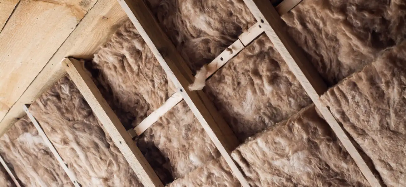 Fiberglass bat insulation