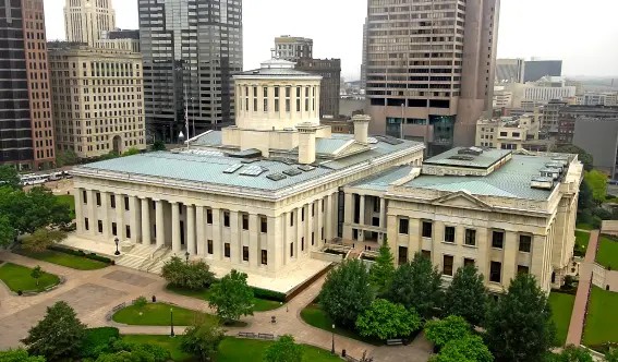 Capitol building in Columbus, OH