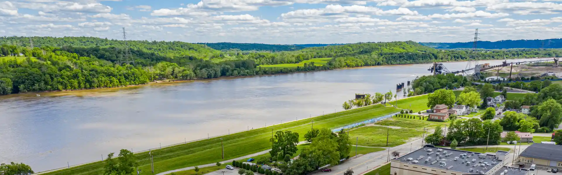 Southeastern Indiana along the Ohio River in Lawrenceburg